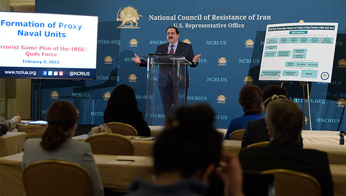 NCRI US press conference naval terrorism