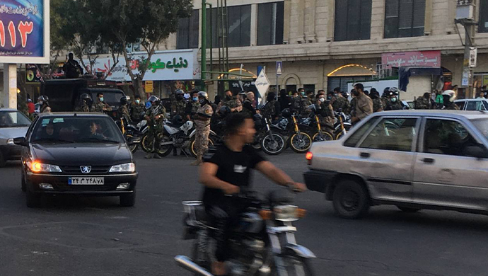iran protests security forces