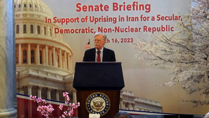 john bolton senate briefing iran protests march 2023