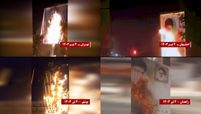 Rebellious youth of Iran target election propaganda