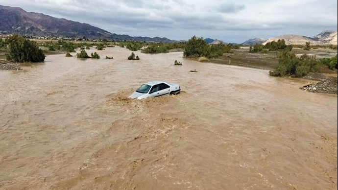 Spring floods in Iran
