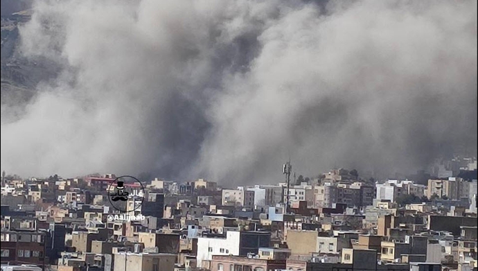 Airstrikes in Sanandaj