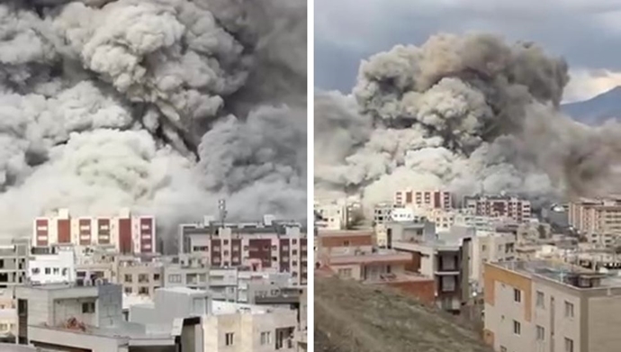 Airstrikes on IRGC positions in Sanandaj