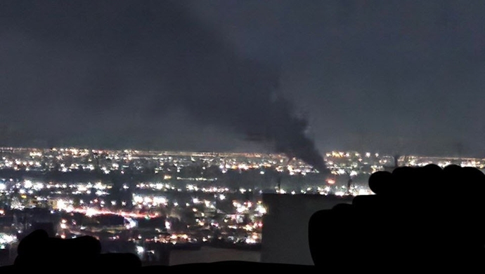 Airstrikes in Tehran April 7