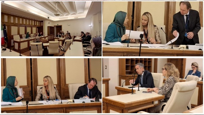 Mrs. Maryam Rajavi testifies at the Italian Senate