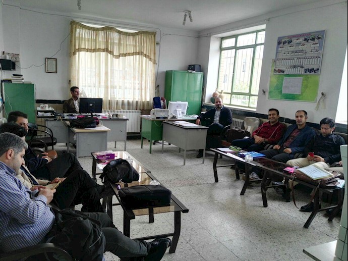 Teachers on a nationwide strike on Sunday across Iran Teachers on a nationwide strike on Sunday across Iran
