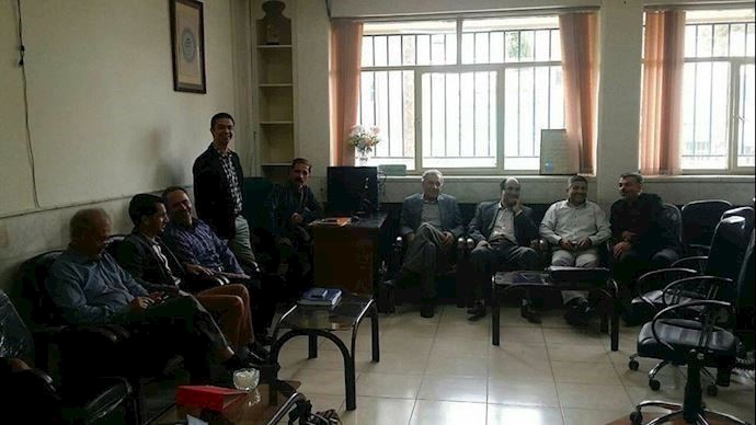 Teachers of a school in Isfahan, central Iran Teachers of a school in Isfahan, central Iran