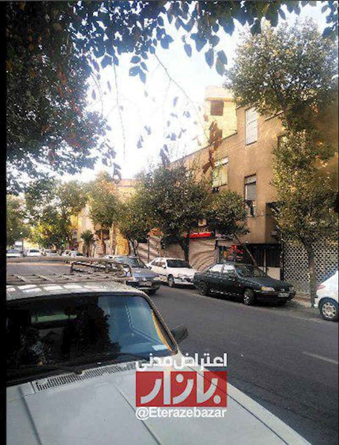 Oct 9-Tehran, Iran-Furniture stores in Tehran Bazaar have joined the strike Oct 9-Tehran, Iran-Furniture stores in Tehran Bazaar have joined the strike