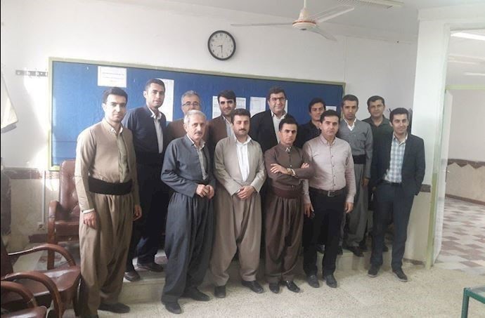 Teachers of a school in Marivan, western Iran Teachers of a school in Marivan, western Iran