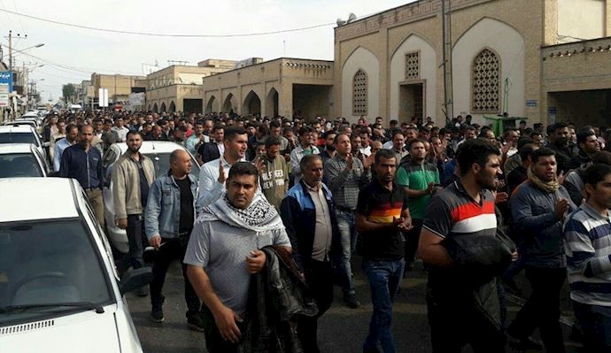 20th day of protests by workers of Haft Taph sugar mill 20th day of protests by workers of Haft Taph sugar mill