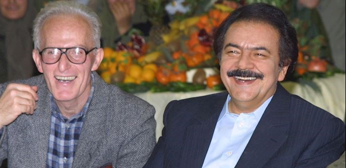 Kashani alongside Iranian opposition leader Massoud Rajavi Kashani alongside Iranian opposition leader Massoud Rajavi