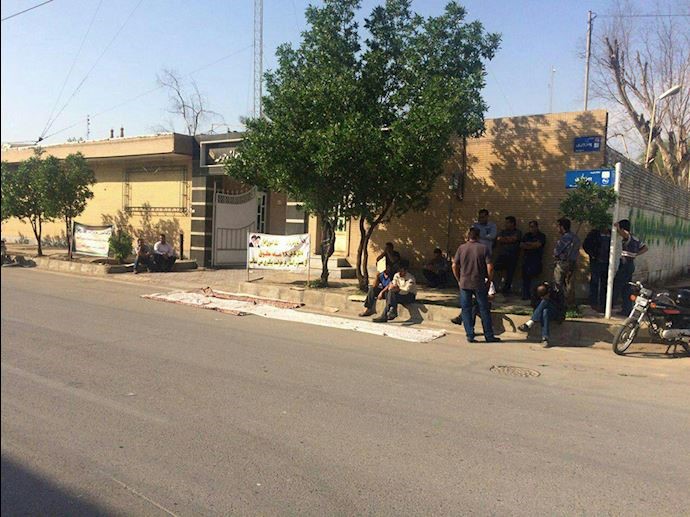 Ahvaz – Second day of city railway workers’ protests