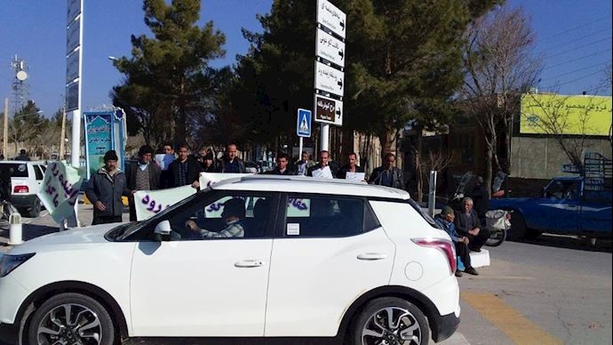 Demonstrations by farmers of Isfahan