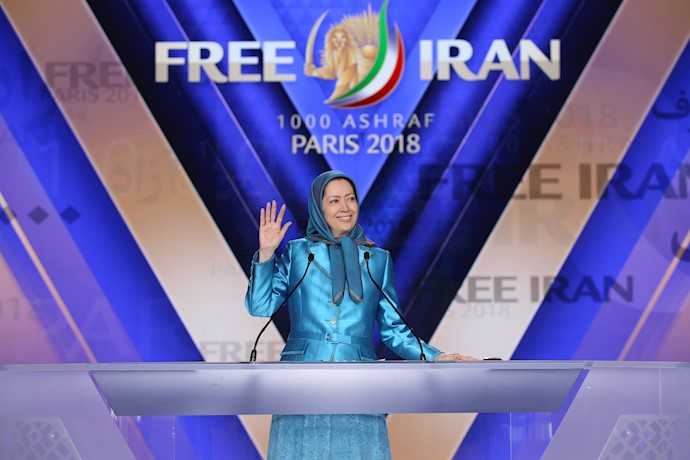 Maryam Rajavi speaks at the Free Iran 2018 Maryam Rajavi speaks at the Free Iran 2018
