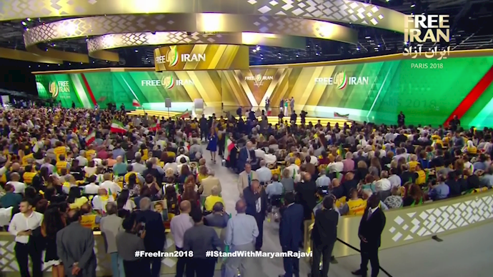 Iranain grand gathering in Paris 2018