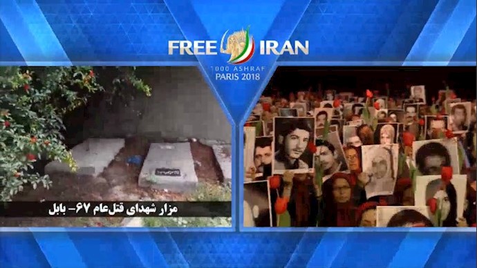PMOI members in Albania are holding pictures of martyrs symbolizing four decades of resistance against the tyranny of the mullahs’ regime