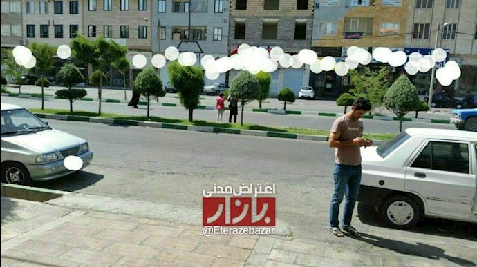 Store owners on strike in Rasht, N Iran
