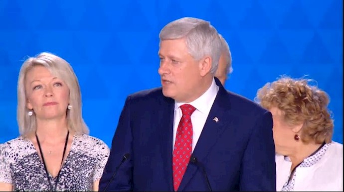 Former Canadian Prime Minister Stephen Harper