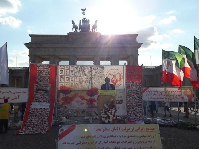 Iranians in Germany held a demonstration voicing support for protests and rallies held across Iran 