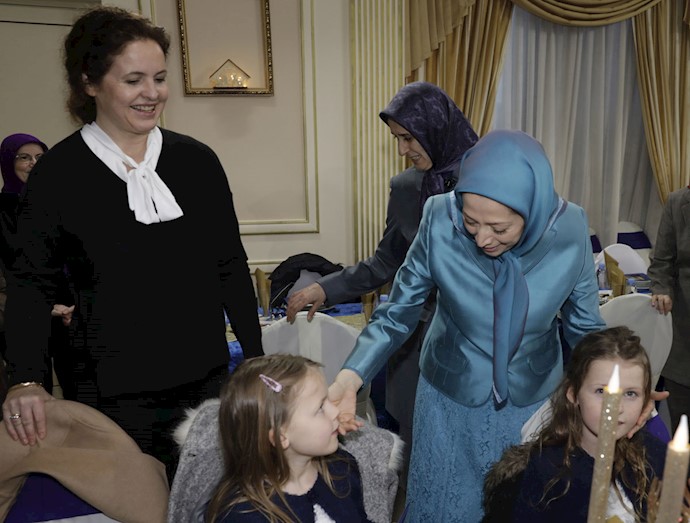 January 13, 2019, Maryam Rajavi attends in New Year ceremony in France January 13, 2019, Maryam Rajavi attends in New Year ceremony in France