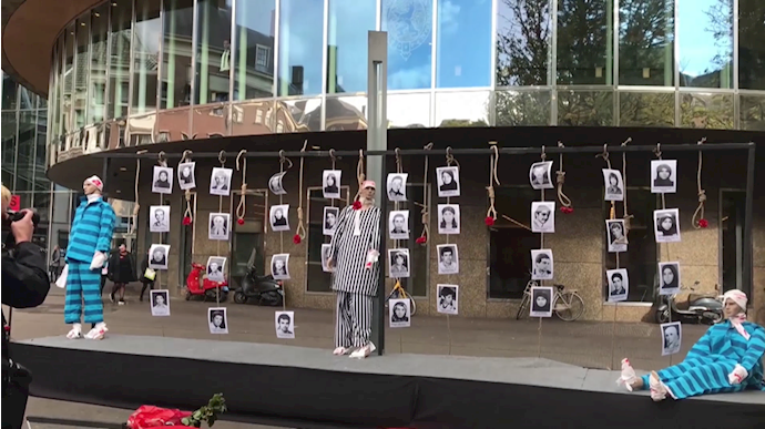 Netherlands-supporters of MEK and the Iranian Resistance held a ceremony in front of the Dutch parliament in The Hague Netherlands-supporters of MEK and the Iranian Resistance held a ceremony in front of the Dutch parliament in The Hague