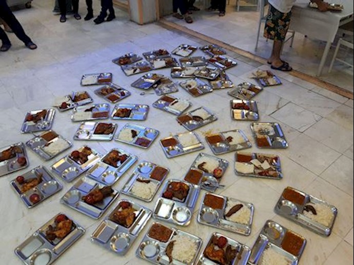 Scenes of Tehran’s Science & Industries University students holding a protest rally following numerous cases of food poisoning