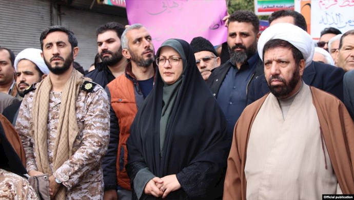 Leyla Vatheghi, governor of Ghale Hasan Khan (Qods city), located west of Tehran, Iran