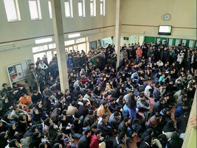Protests by students of Beheshti University, Tehran