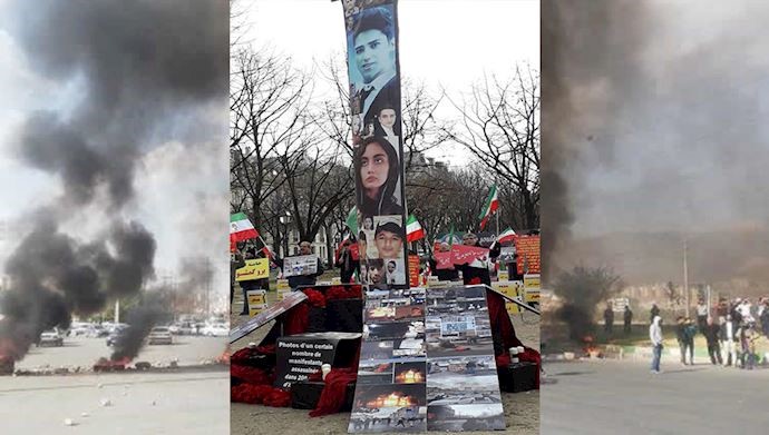 Iranian people in exile honor the memory of martyrs killed during Iran protests in Nov 2019 Iranian people in exile honor the memory of martyrs killed during Iran protests in Nov 2019