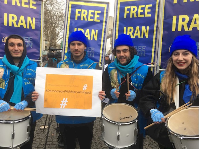 Rally by Iranian dissidents in Paris - February 2019 Rally by Iranian dissidents in Paris - February 2019
