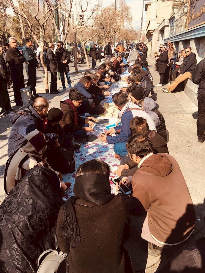 Protests by customers of Sekeh Samen