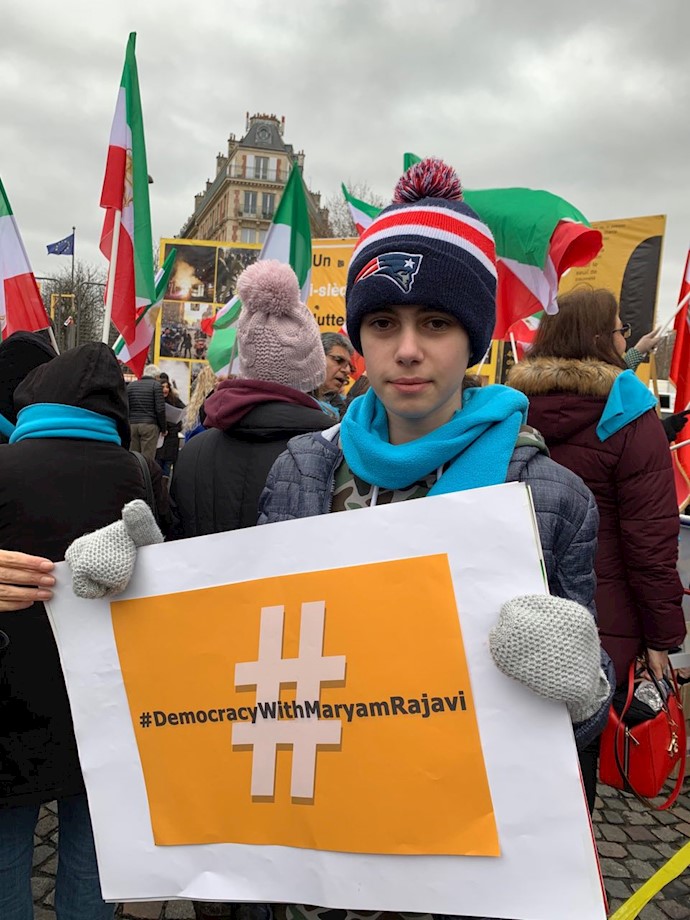 Rally by Iranian dissidents in Paris - February 2019 Rally by Iranian dissidents in Paris - February 2019