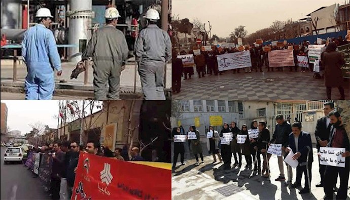 More than 400 protest movements occurred in Iran on March More than 400 protest movements occurred in Iran on March