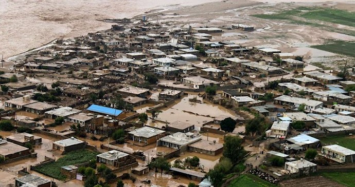 Sixteen days after the onset of the floods, the mullahs inhumane regime hides the real dimensions of human and financial losses