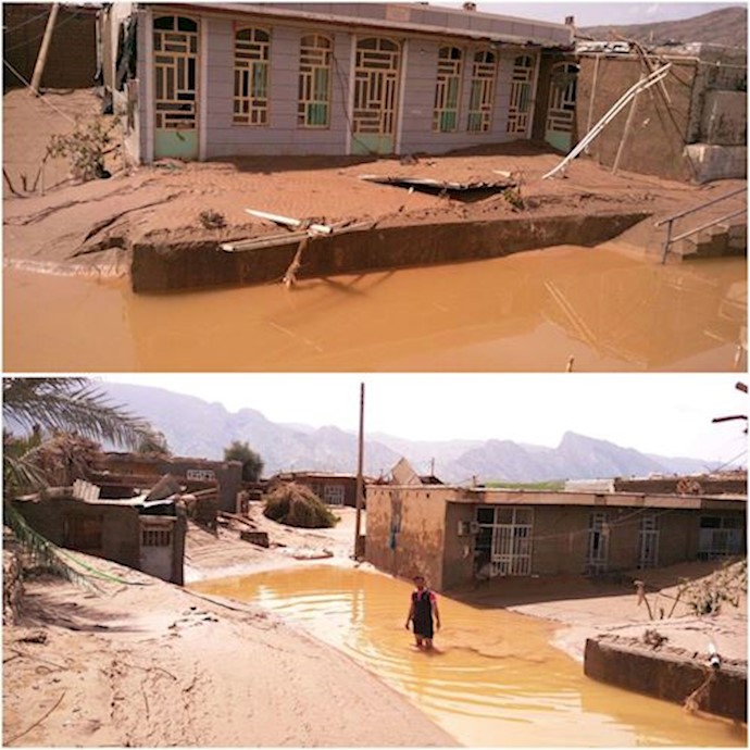 Flood aftermath in Poledokhtar, Lorestan Province, western Iran