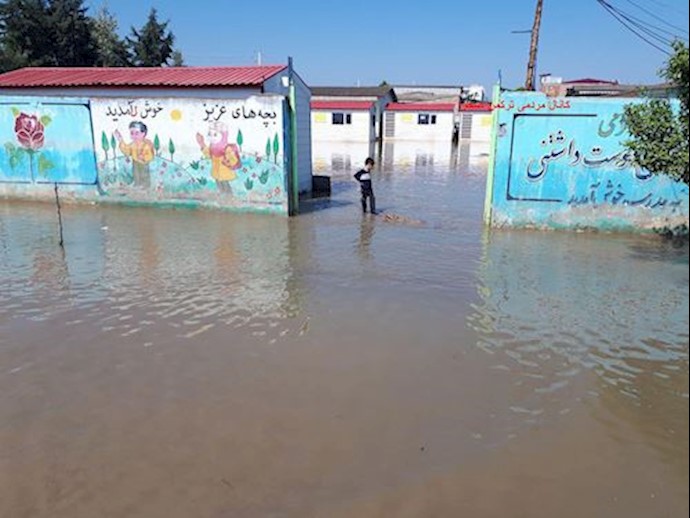 Aq Qala, Golestan Province, northeast Iran – Water rising by the minute Aq Qala, Golestan Province, northeast Iran – Water rising by the minute