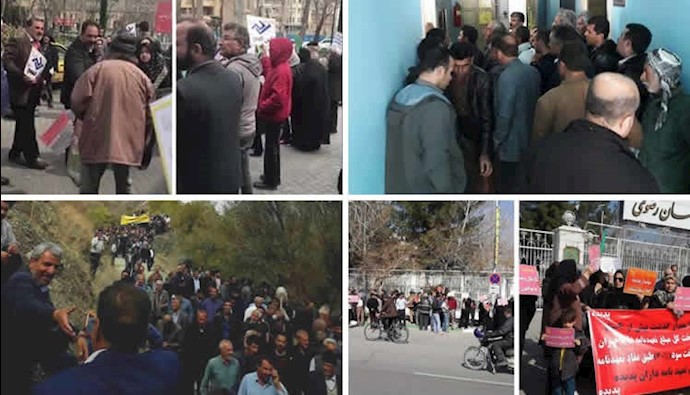 More than 400 protest movements occurred in Iran on March More than 400 protest movements occurred in Iran on March