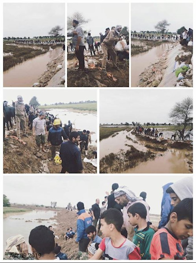More scenes of locals rushing to each other’s support to protect their homes and farms – Khuzestan Province, southwest Iran More scenes of locals rushing to each other’s support to protect their homes and farms – Khuzestan Province, southwest Iran