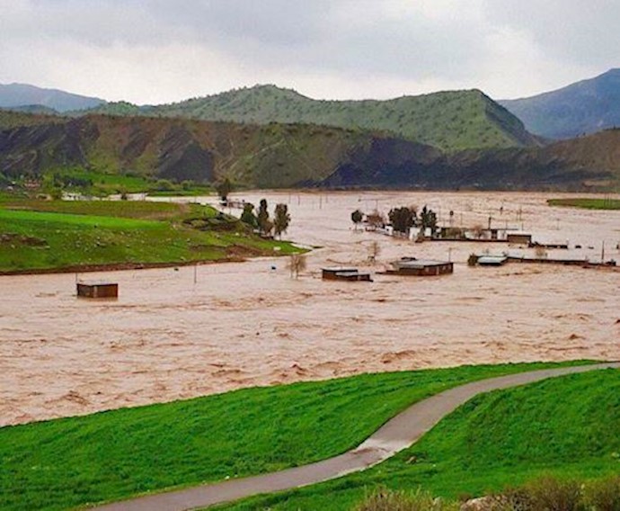 A village between the cities of Mamulan and Poledokhtar, Lorestan Province – April 2, 2019