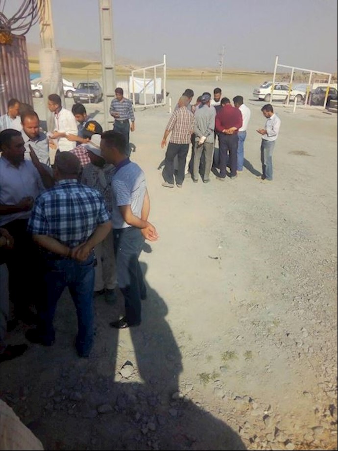 Kharadej workers protest – Urmia, northwest Iran Kharadej workers protest – Urmia, northwest Iran