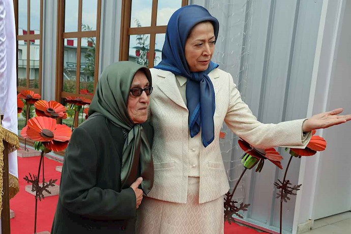 Maryam Rajavi and Aziz Rezai
