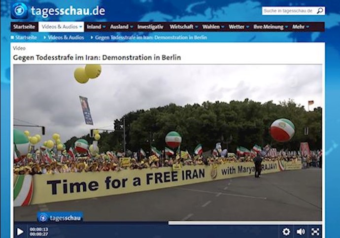 Free Iran rally in Berlin – Germany’s De Welt website – July 6, 2019