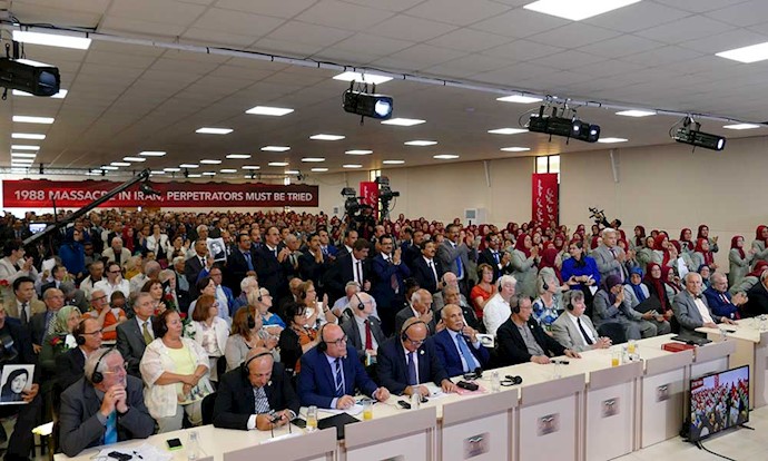 conference of calling for justice for the 1988 massacre – Ashraf 3