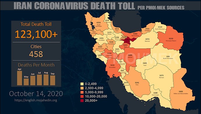 Infographic-Over 123,100 dead of coronavirus (COVID-19) in Iran