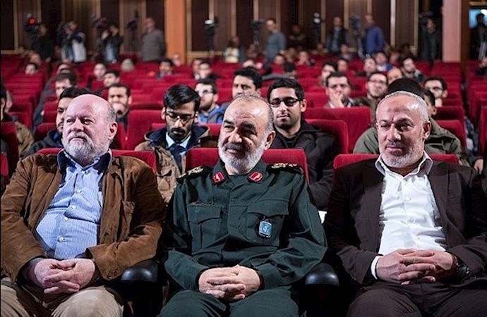 Anis al-Naqqash (left) next to the IRGC Chief Hossein Salami Anis al-Naqqash (left) next to the IRGC Chief Hossein Salami