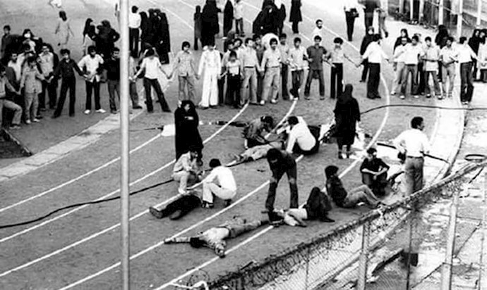 PMOIMEK members injured by club-wielders of the Iranian regime in a peacefule gathering