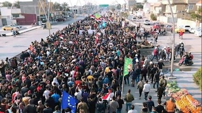 Demonstration in Maysan Province and Baghdads Tahrir Square