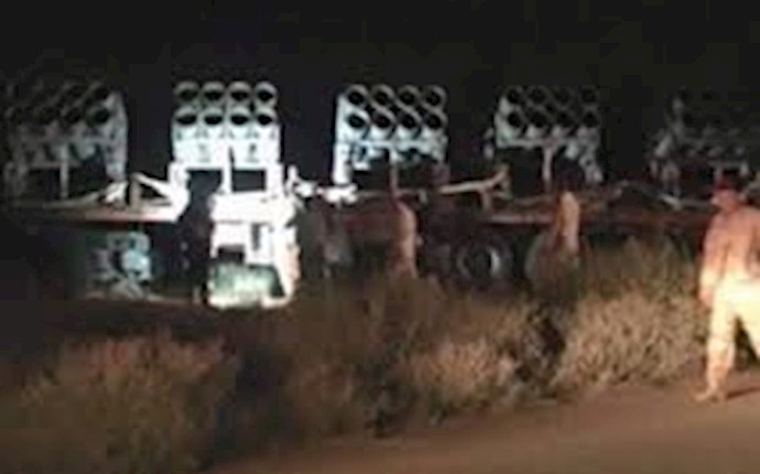 Missile lunchers brought by the Iranina regime militias with full assistance of the Iraqi government