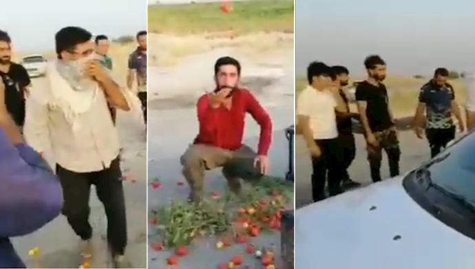 Protests by tomato farmers in Gachsaran