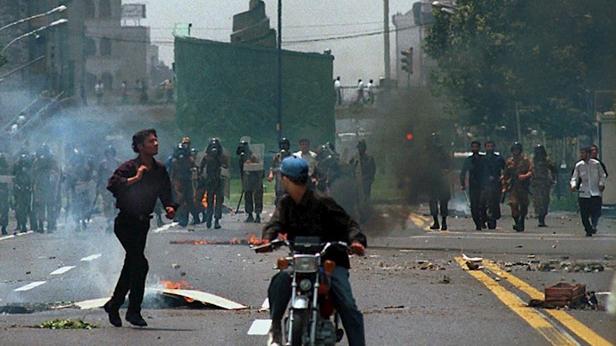 In 1999, Ghalibaf played an active role in suppressing student protests in Tehran In 1999, Ghalibaf played an active role in suppressing student protests in Tehran